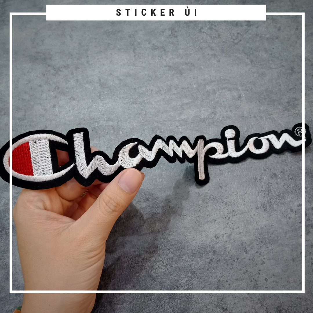 Phụ kiện trang trí áo thun tay lỡ unisex: Logo Sticker Patch Ủi Quần Áo, BALO, quần jogger chuẩn local brand streetstyle