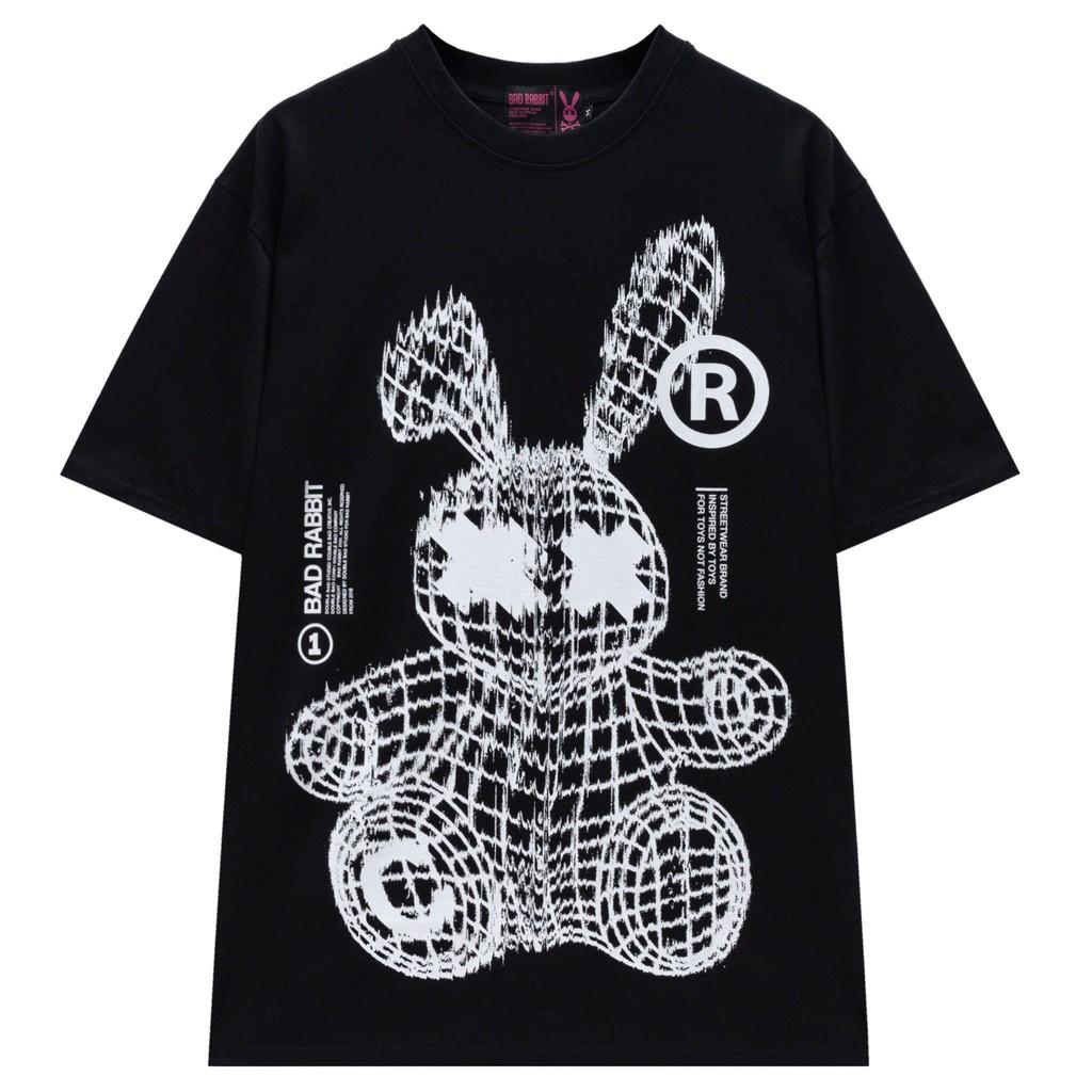 Áo thun Unisex Bad Rabbit THE GRID 100% Cotton Local Brand Chính Hãng