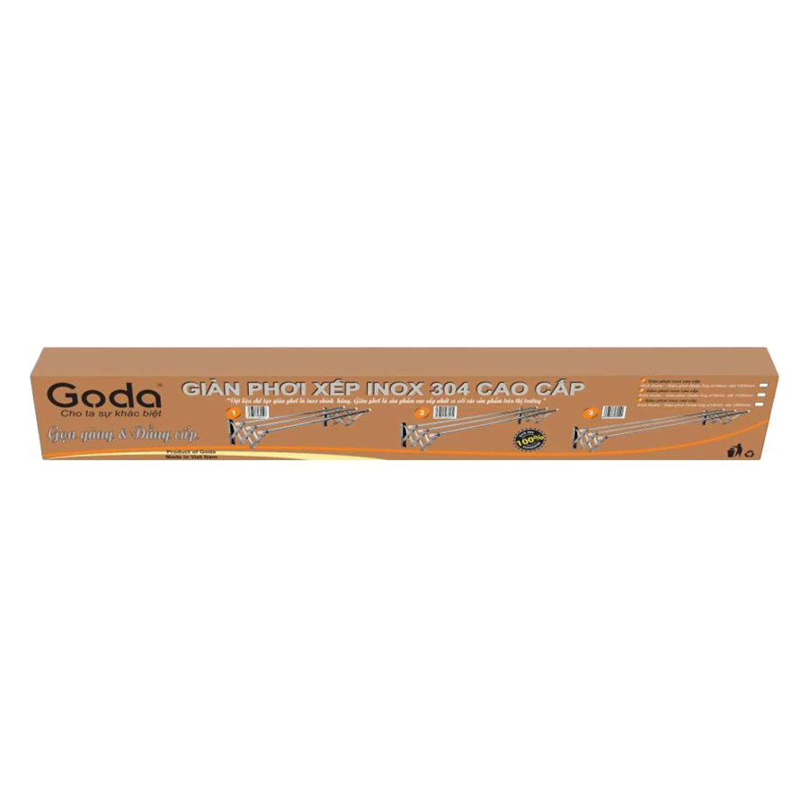 GIÀN PHƠI ĐỒ INOX PROTA GODA GD-106