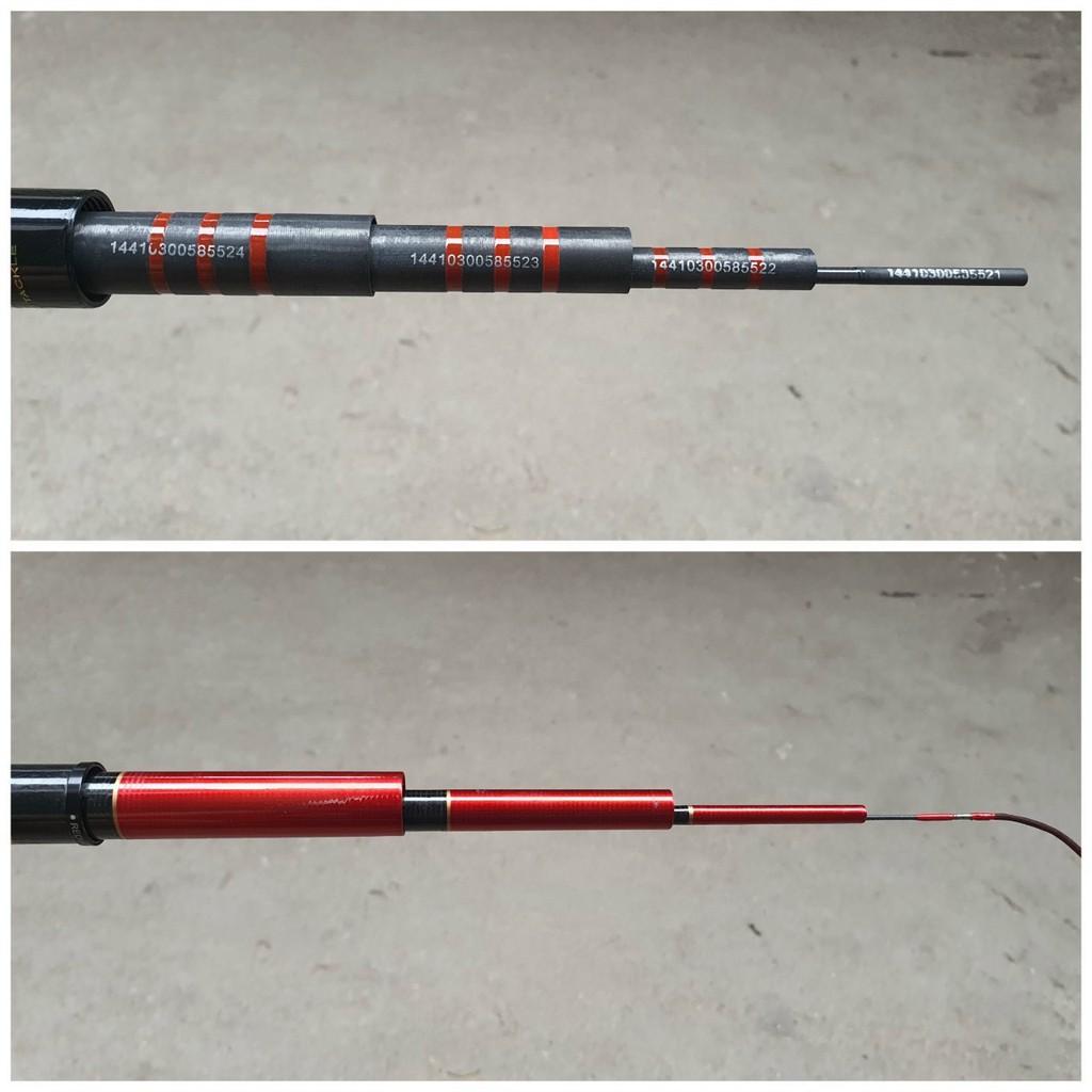 CẦN CÂU ĐƠN REDWOLF ĐẠI PHONG 5H CÓ NHẪN SIÊU NHẸ 3M6 ĐẾN 7M2 CẦN CÂU ĐÀI CẦN CÂU TAY