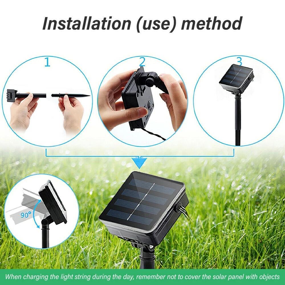 Dây Đèn Led 2m / 5m Trang Trí Sân Vườn / Giáng Sinh Chống Thấm Nước