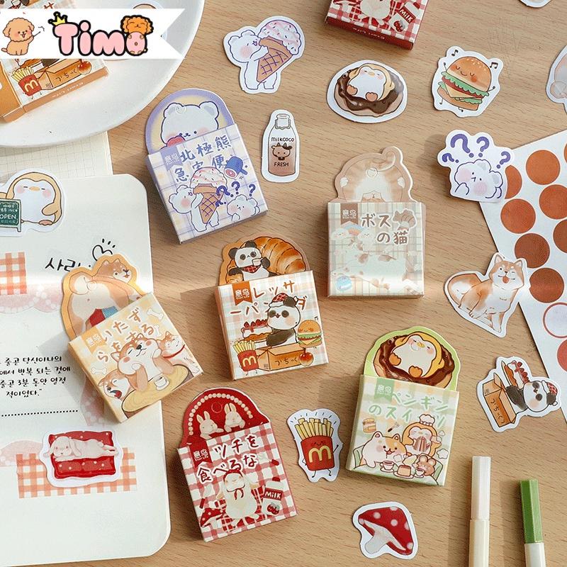 Timo Sticker Set 45 nhãn dán trang trí điện thoại đẹp mắt ST21