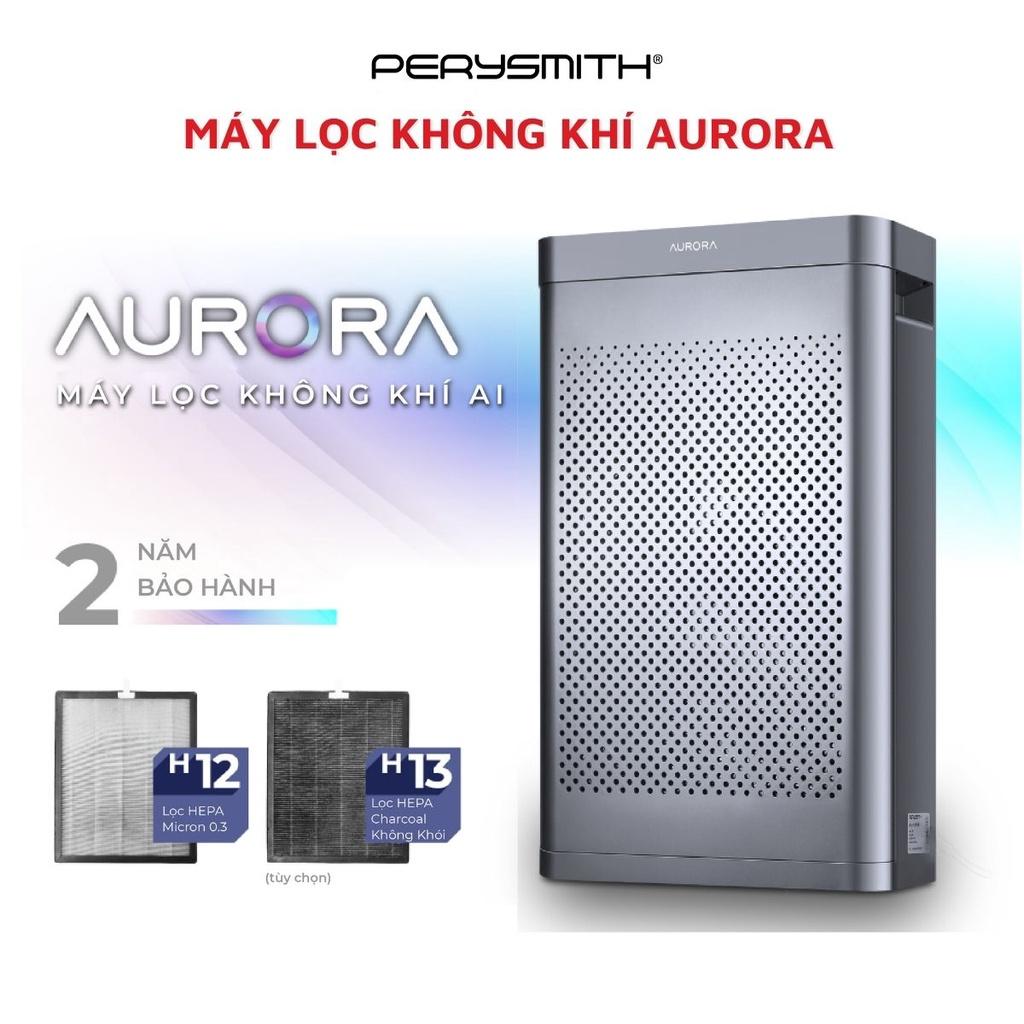 Máy lọc không khí cảm ứng Perysmith Air Purifier AURORA Series H13 - Hàng chính hãng