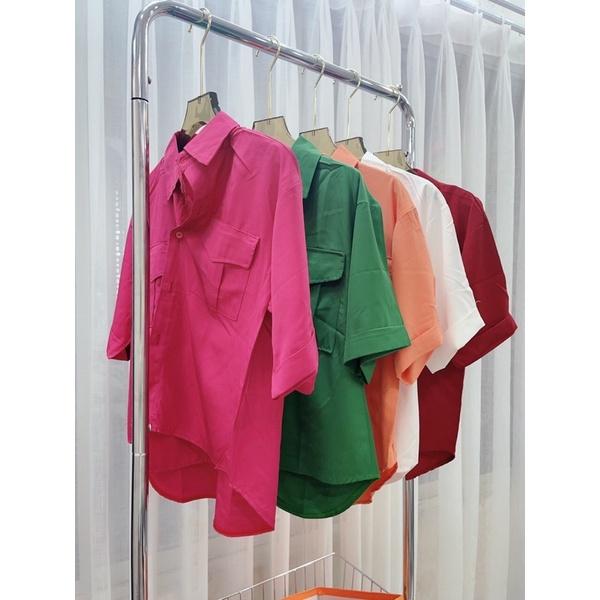 ÁO SƠ MI THÔ FULL MÀU