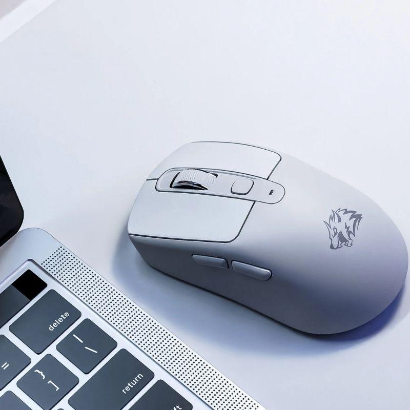 Chuột Bluetooth Không Dây TEKKIN A3 Pin Sạc Kết Nối 2 Chế Độ Cho Máy Tính Laptop - hàng chính hãng