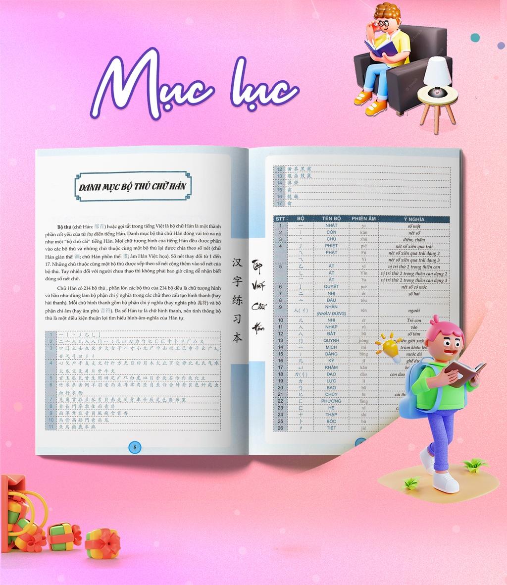 Sách - Tập Viết Chữ Hán