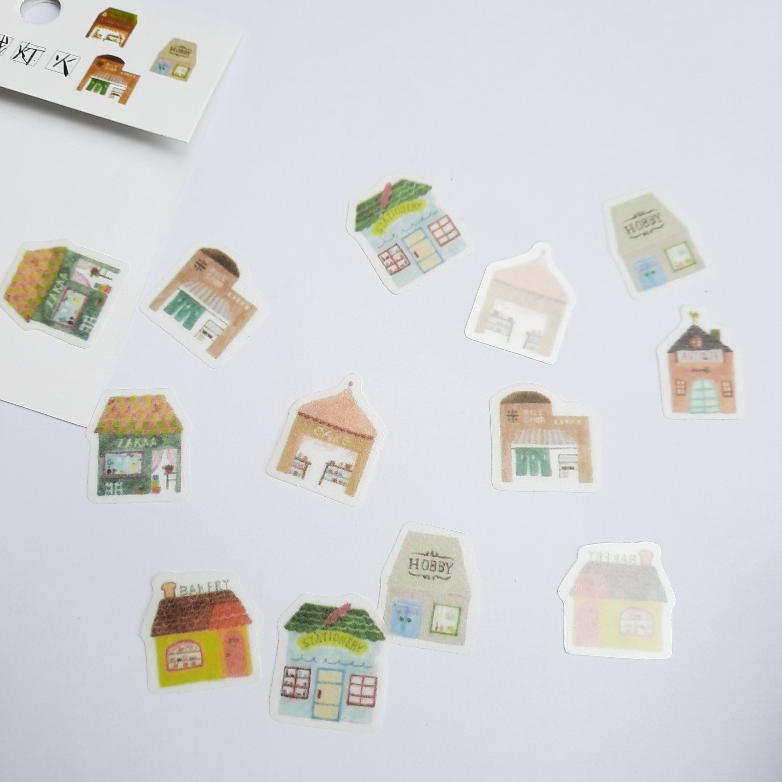 Bộ 32 Sticker Hình Dán Mini Ngôi Nhà