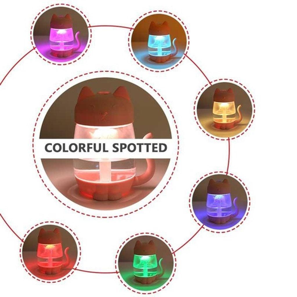 USB Cute Cat Air Humidifier Cool Mini Humidifier