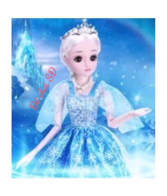 Quần áo búp bê 60 cm - đầm elsa