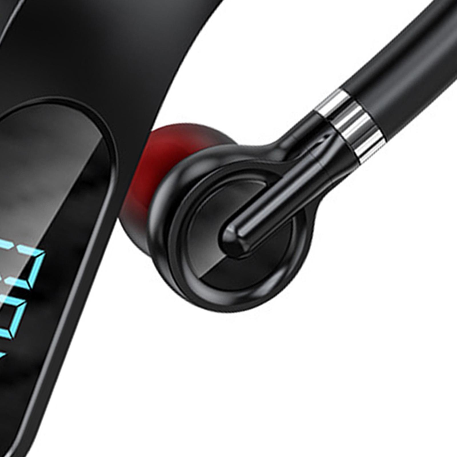 Bluetooth Headset Earpiece V5.0 Hands Calling Noise Cancelling