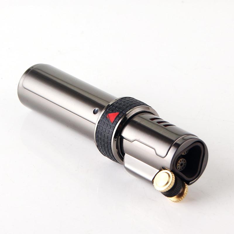 Vỏ Hột Quẹt Bật Lửa Jobon ZB-696 Khò 3 Tia Sử Dụng Gas Đá Cao Cấp Có Khóa Rảnh Tay - Nhiều Màu
