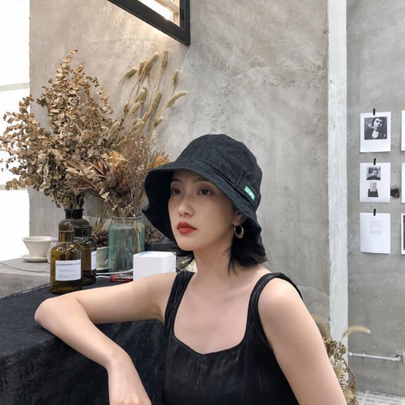 Nón Bucket Nữ / Nón Rộng Vành Nữ / Nón Chống Nắng / Mũ Trùm Đầu Chống Nắng / Nón Tai Bèo Denim Vành Rộng Chống Tia UV Thời Trang Mùa Hè Phong Cách Hàn Quốc Cho Nữ