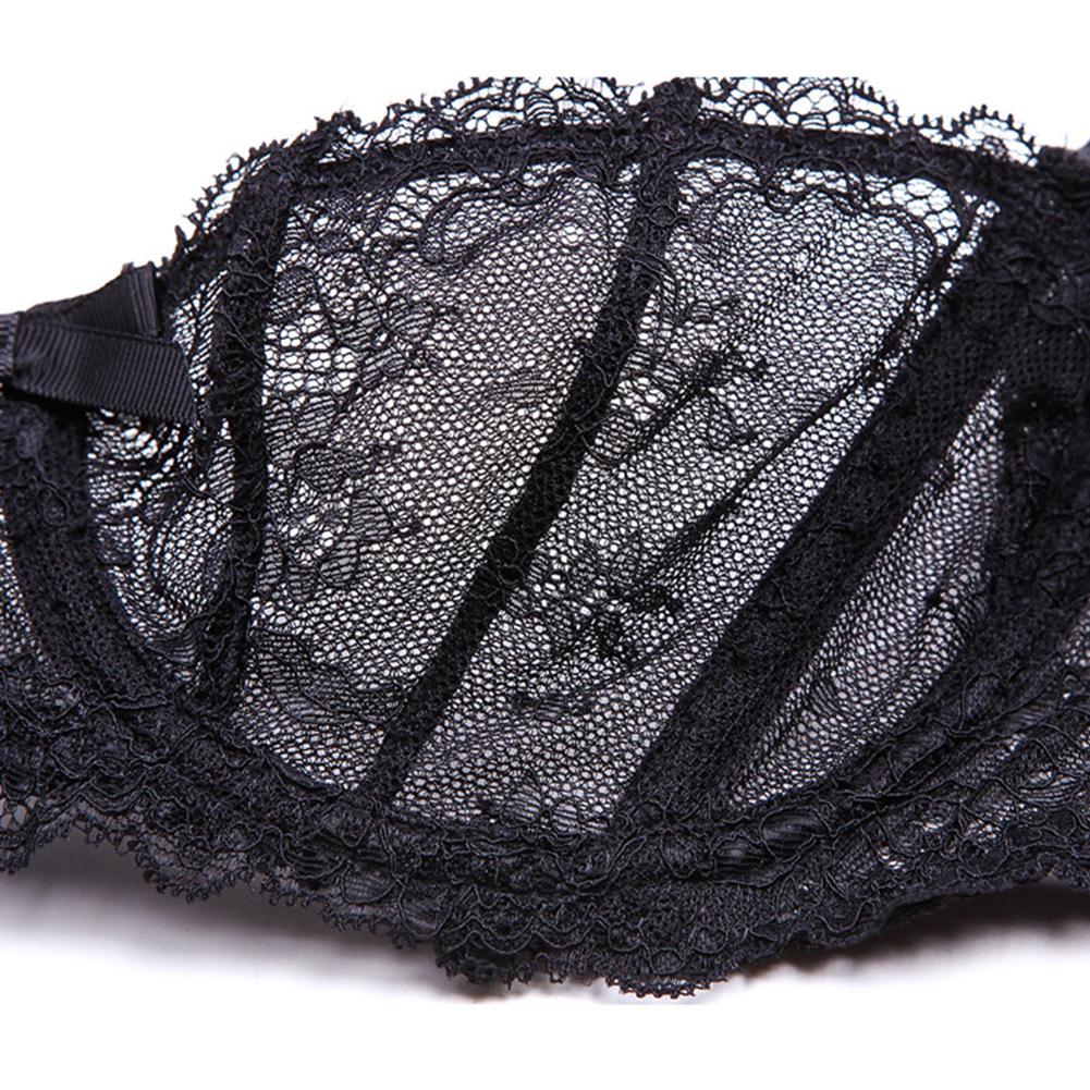 Gợi Cảm Nữ Áo Lót Siêu Mỏng Xem Qua Quần Lót Khoét Hở Ren Áo Bralette Quần Lót Nữ