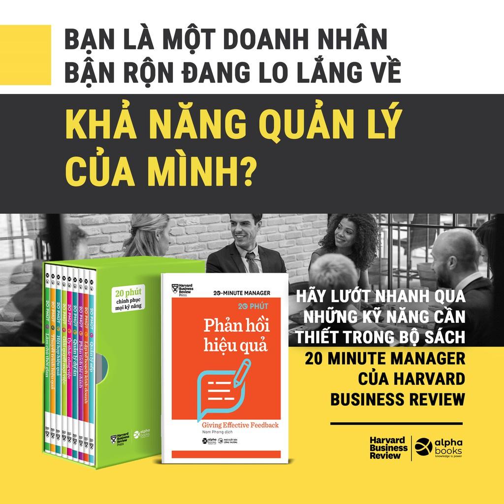 Bộ Sách 20 Minute Manager - HBR 20 Phút (Combo 10 Cuốn Tặng Kèm Boxset Sang Trọng) - Bản Quyền