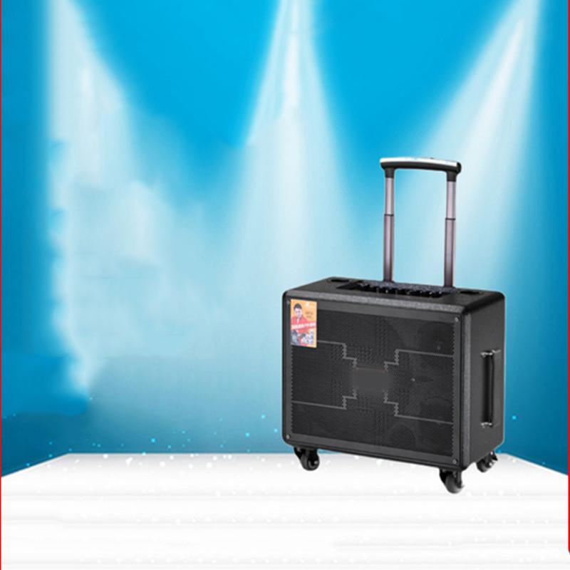 Loa thanh kéo ngoài trời Loa di động Loa siêu trầm bài hát Bluetooth K Âm thanh Âm nhạc Thiết bị âm thanh Bộ khuếch đại Loa Đầu phát Màu sắc: Xanh cỏ