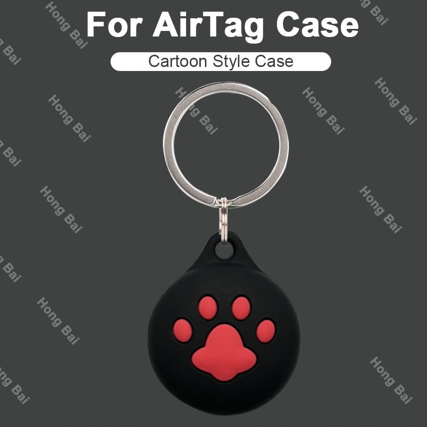 Case Airtag Chống sốc Vỏ Bảo Vệ Dành Cho AirTag Hình Animal Khóa Tròn- Hàng chính hãng