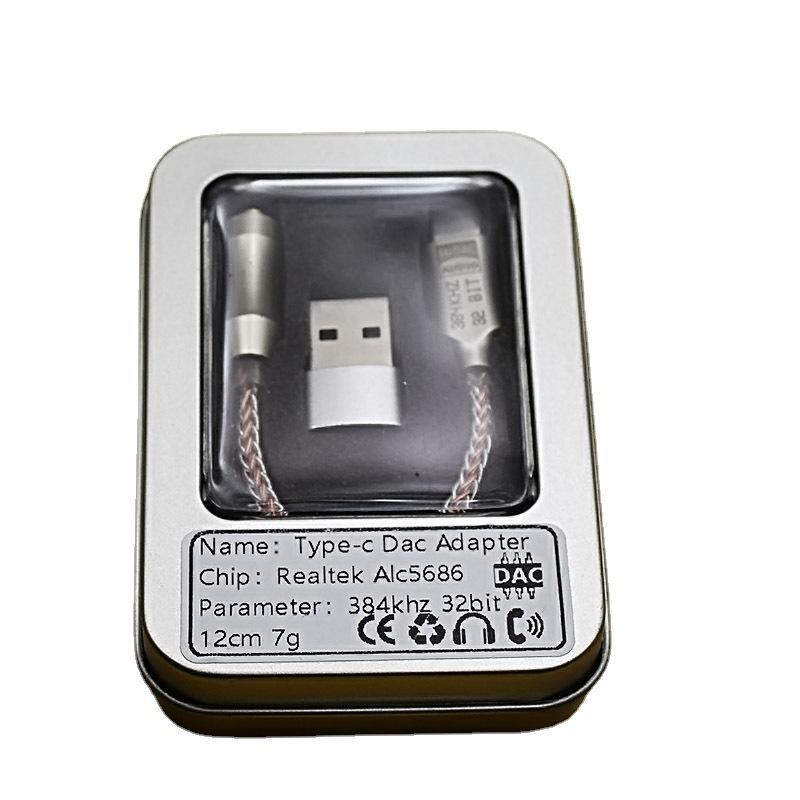 DAC ALC5686 CX31993 USB Loại C đến Tai Nghe 3.5mm Bộ Khuếch Đại Âm Thanh HiFi Bộ Giải Mã AMP Adapter Card Âm Thanh Bộ Giải Mã Kỹ Thuật Số Cho Android