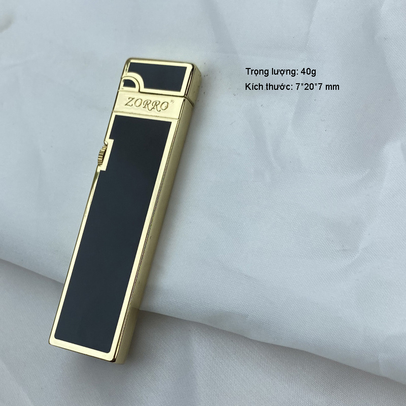 Vỏ Hột Quẹt Bật Lửa Xăng Đá Zorro Z725 Siêu Mỏng - Nhiều Màu