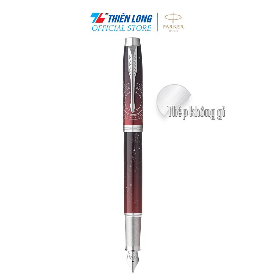 Bút máy Parker IM Special Editon Portal Red - Thép không gỉ - Ngòi 0.7mm - 2152999Z