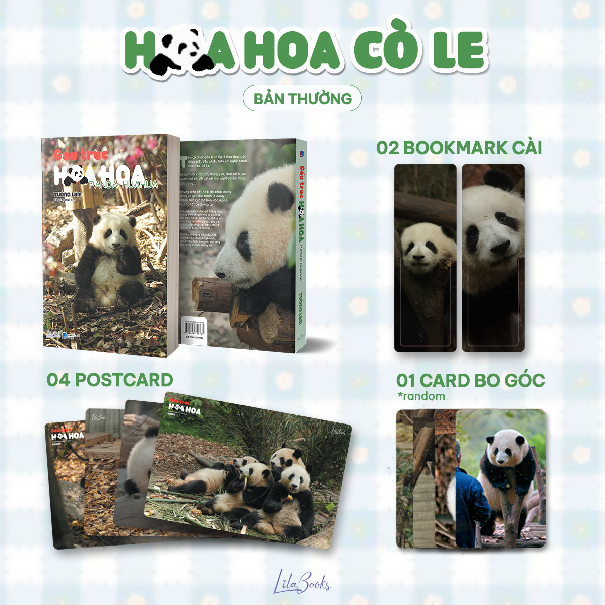 [Sách Ảnh] Gấu Trúc Hoa Hoa - Panda HuaHua - Amakbooks