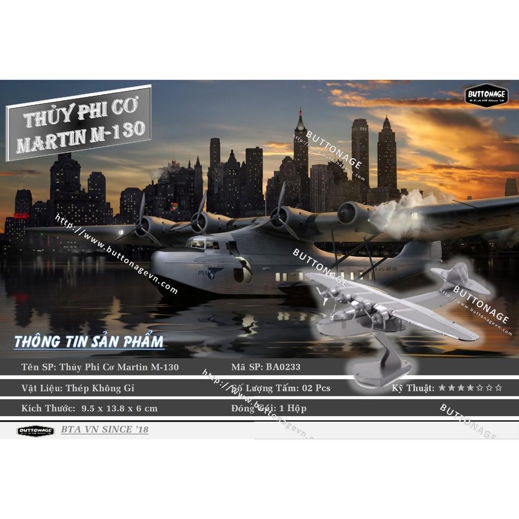 Mô Hình Lắp Ráp 3d Máy Bay Thủy Phi Cơ Martin M-130
