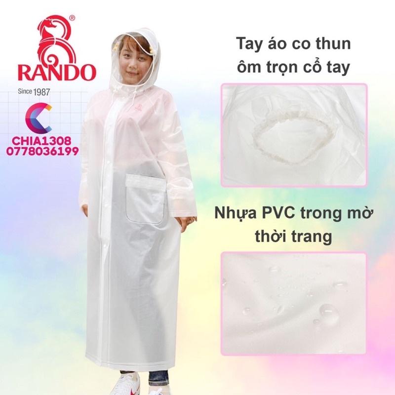 ÁO MƯA DÂY KÉO TRONG CHỐNG GIỌT BẮN RANDO CAO CẤP ( sỉ ib)