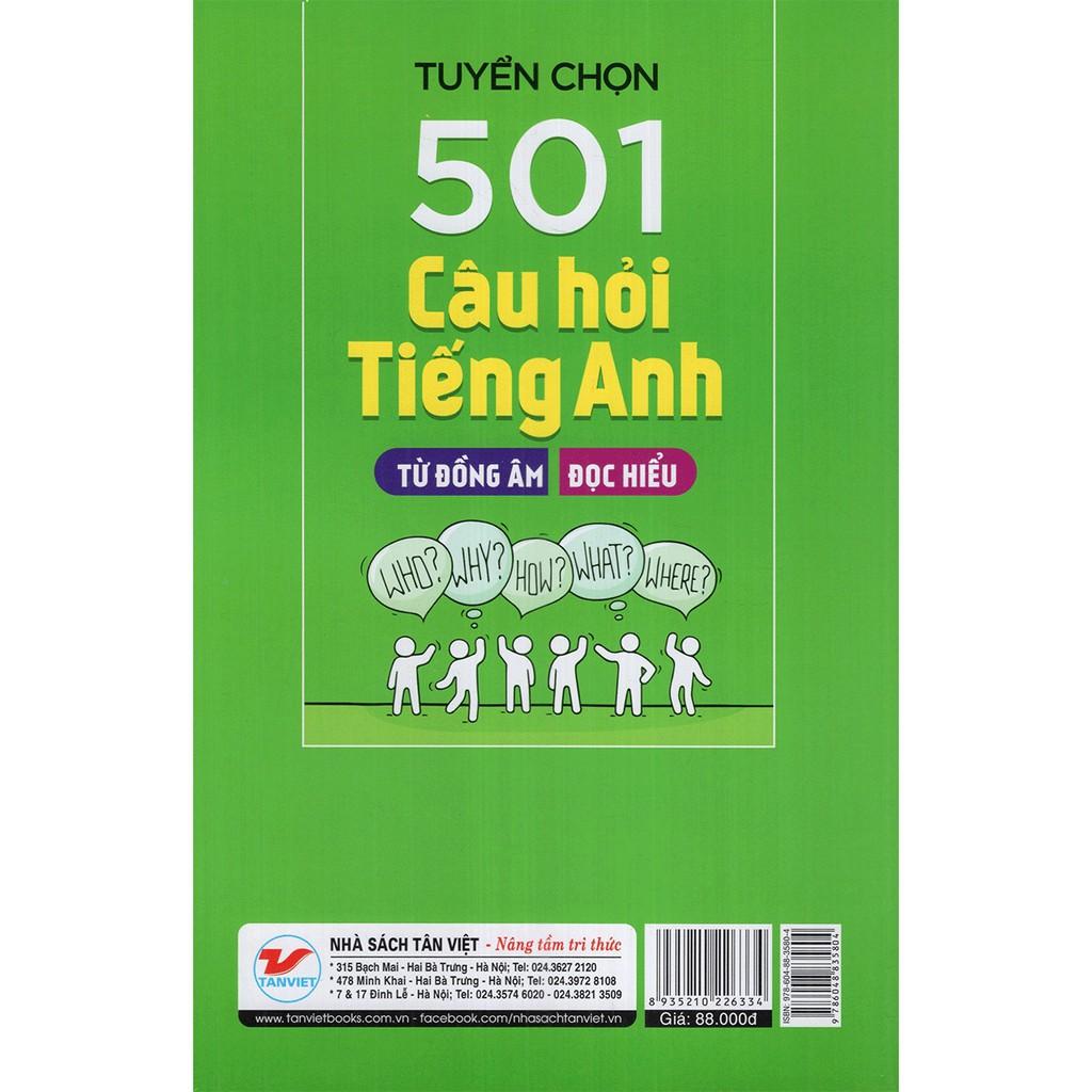 Tuyển Chọn 501 Câu Hỏi Tiếng Anh - Tập 1 - Bản Quyền