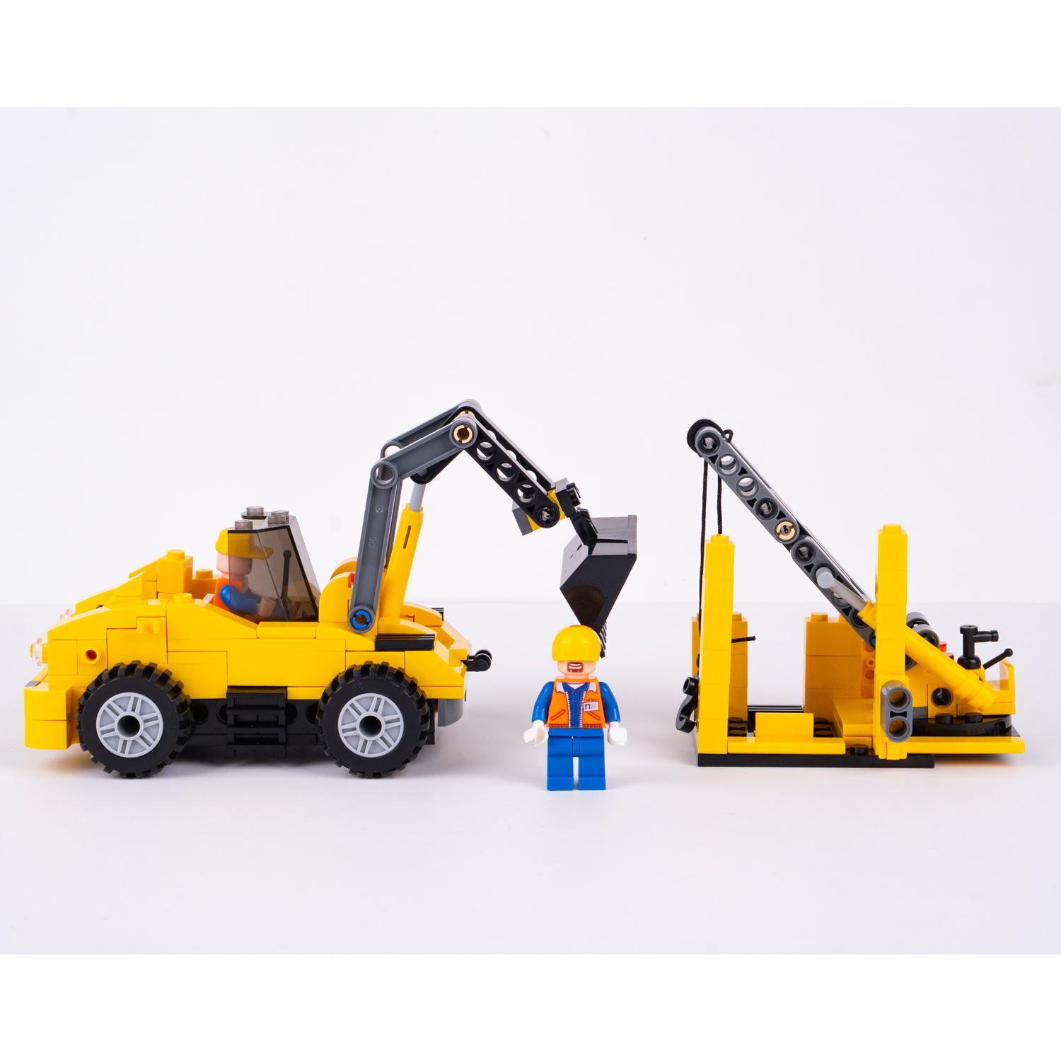 Đồ Chơi Lắp Ráp Máy Xúc Đào Thủy Lực 2 Trong 1 - Hydraulic Excavator - Toys&amp;Joys 8632 (268 Mảnh Ghép)