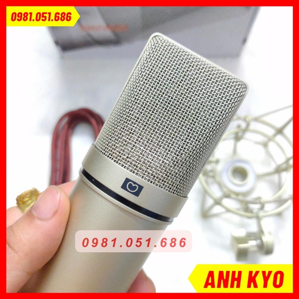 Mic thu âm AQTA U87, MICRO THU ÂM 5V AQ U87-MA, Hát Livestream, Hát Karaoke