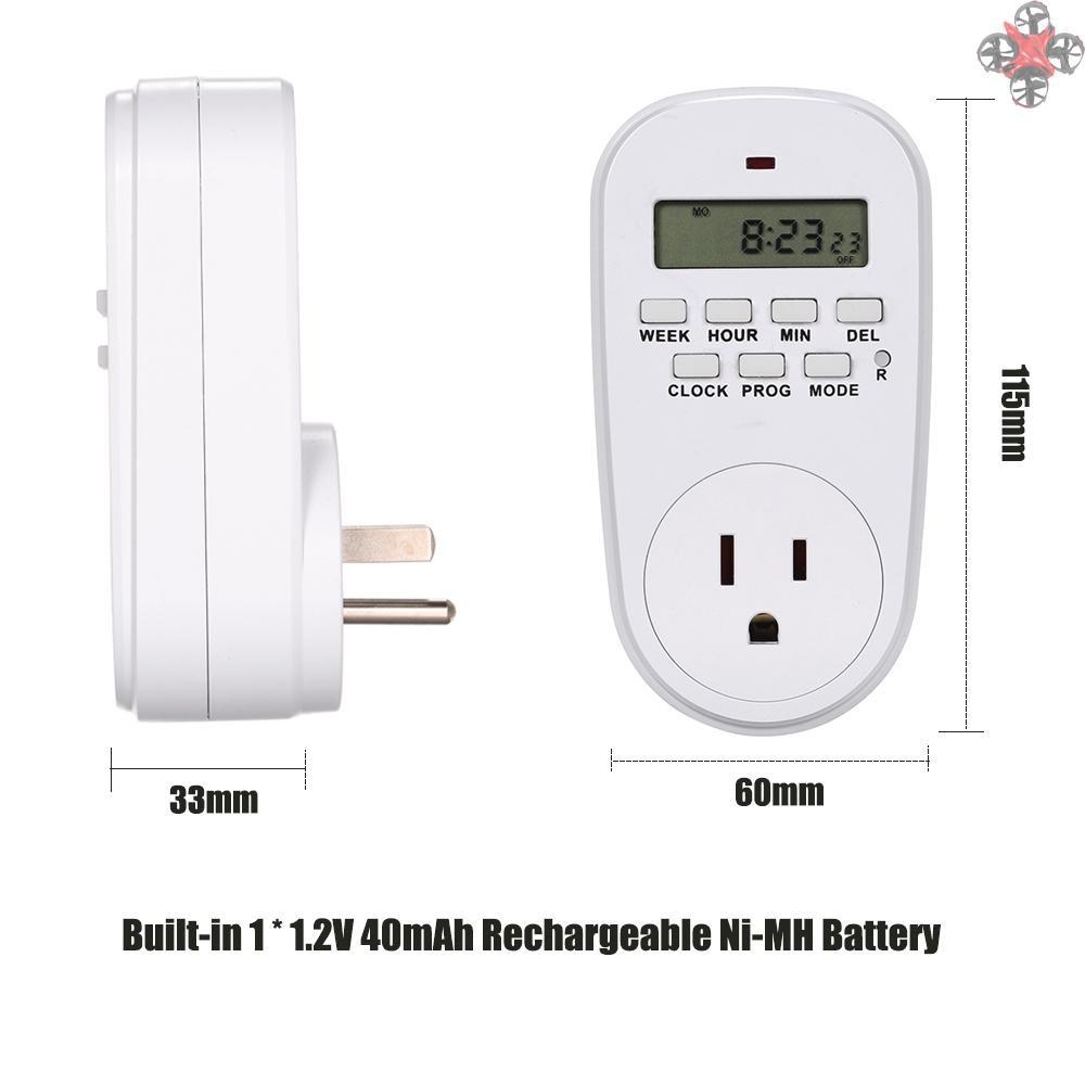 Ổ Cắm Điện Hẹn Giờ Có Màn Hình Lcd