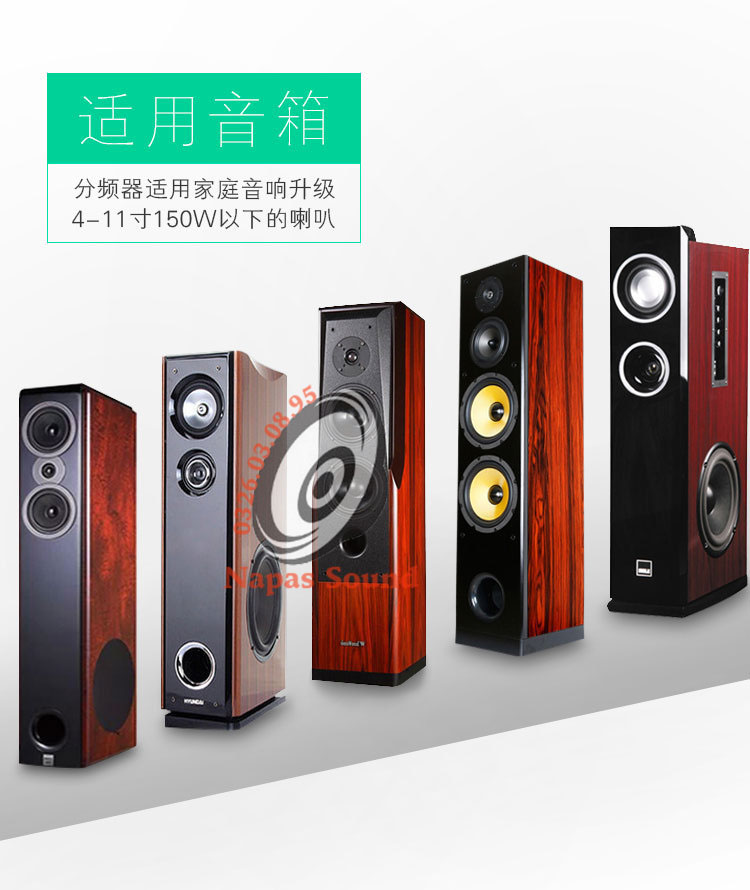 MẠCH PHÂN TẦN LOA 3 ĐƯỜNG TIẾNG WEAH305 - BASS MID TRÉP - CÔNG SUẤT NHỎ VÀ VỪA