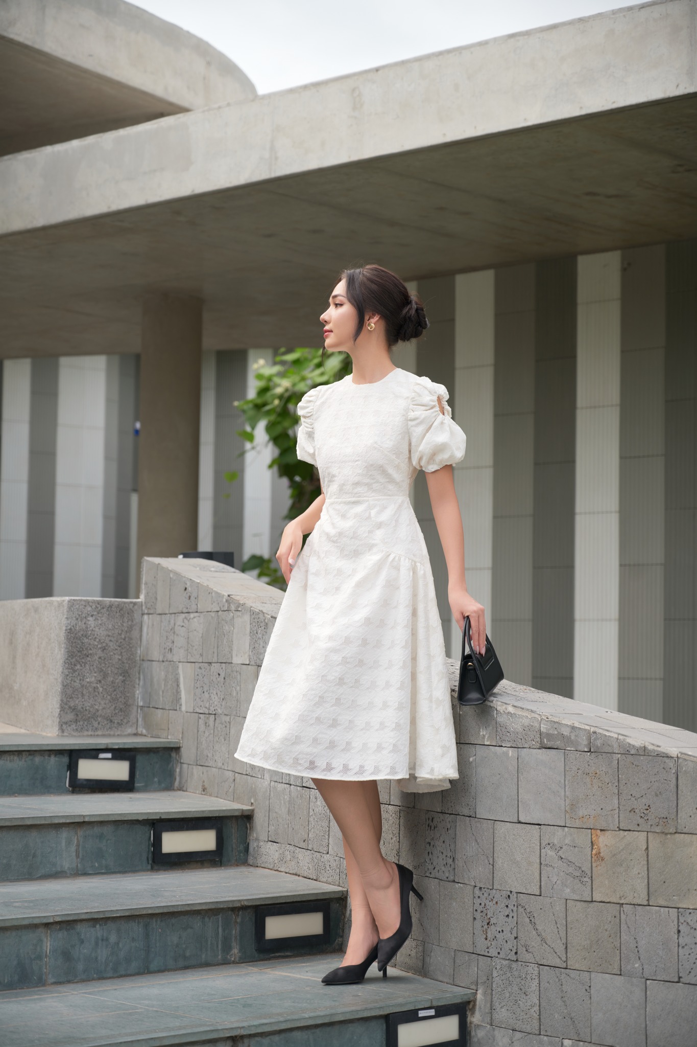 OLV - Đầm Leana Puff Sleeve Dress