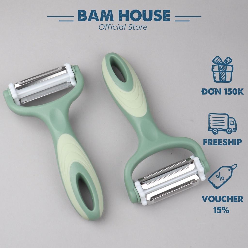 Dao bào 3 lưỡi inox Bam House lưỡi dao xoay nhỏ gọn cao cấp B3L01 - Gia dụng bếp