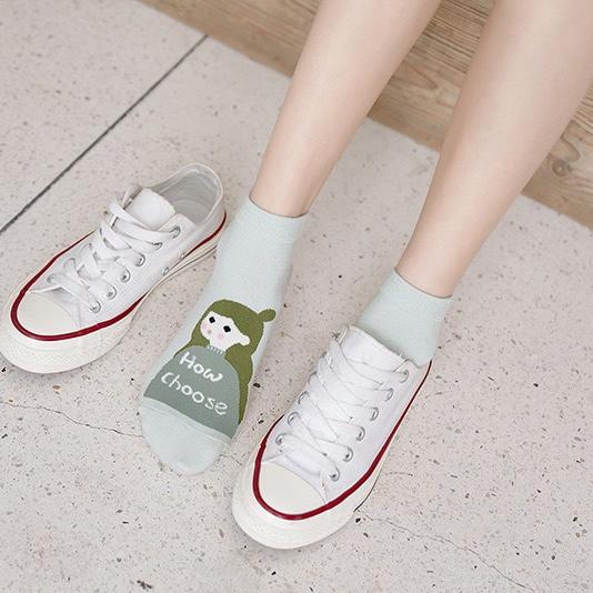 Vớ Tất Cổ Ngắn So What Cotton Kháng Khuẩn Freesize Nam Nữ 36-42 MRSOCKS VN100