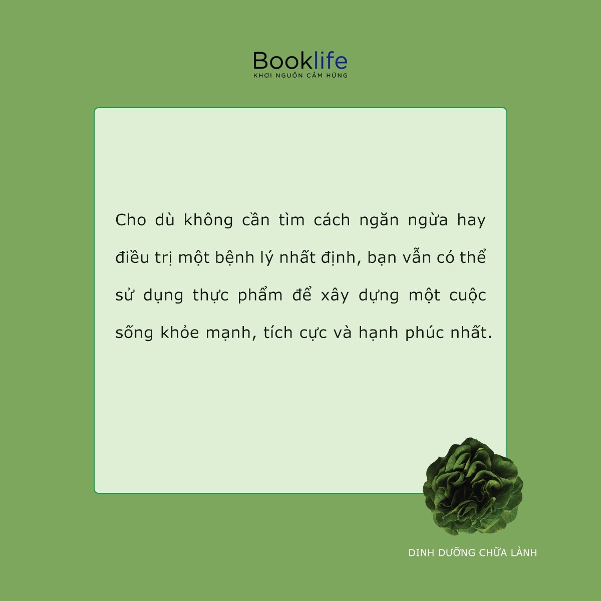 Sách - Dinh Dưỡng Chữa Lành - Booklife