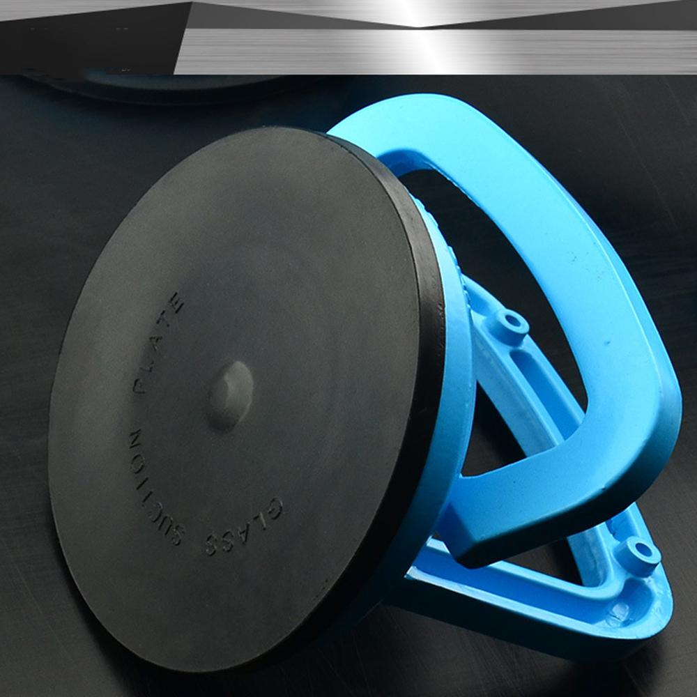 Glass Suction Cups Heavy Duty Aluminum Alloy Handheld Vacuum Panel Lifter Glass Sucker with Thick Large Rubber Pad for Lifting Moving Glass Ceramic Tiles Granite Marble