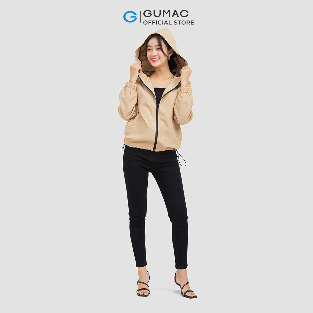 Quần jeans nữ GUMAC QJC06043 lưng cao trẻ trung năng động