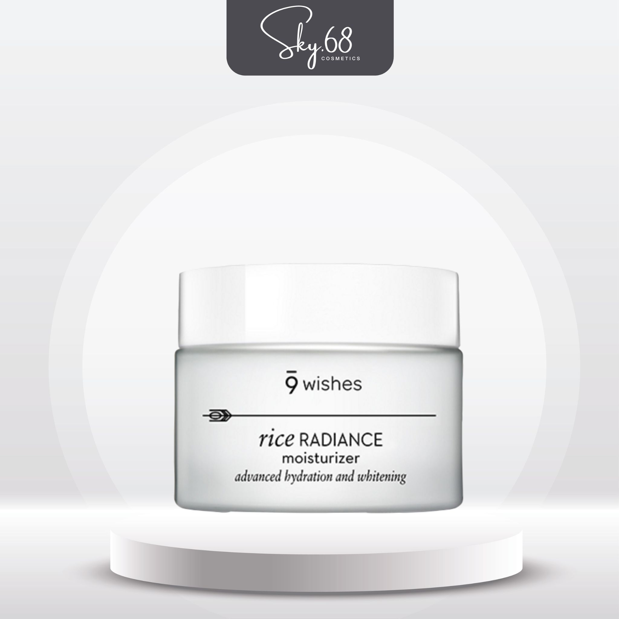 Kem dưỡng ẩm trắng da chiết xuất gạo 9 Wishes Rice Radiance Cream 50ml
