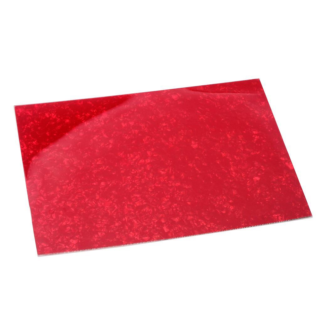 2pcs Durable 3-Ply Pick Guard Blank Sheet Material Guitar Bass Head Veneer