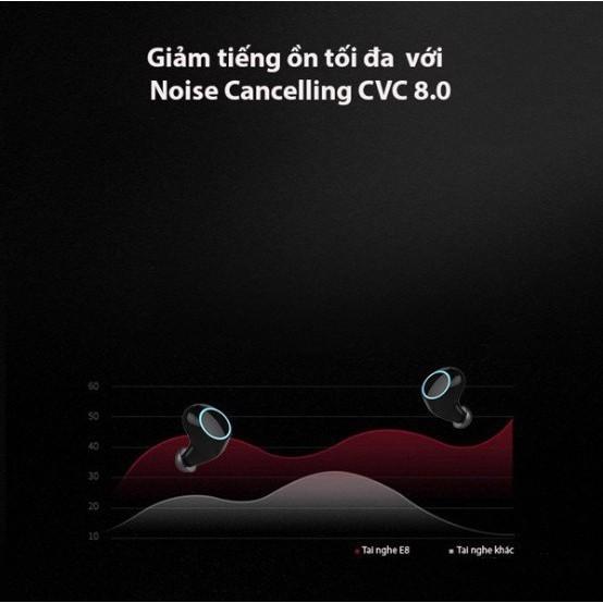 Tai nghe Bluetooth 5.0 nhét tai chống nước IPX5 hộp đựng tích hợp sạc pin E8