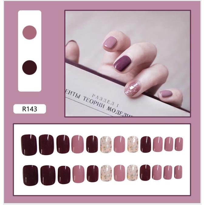 Móng tay giả kèm keo / làm nail siêu cute