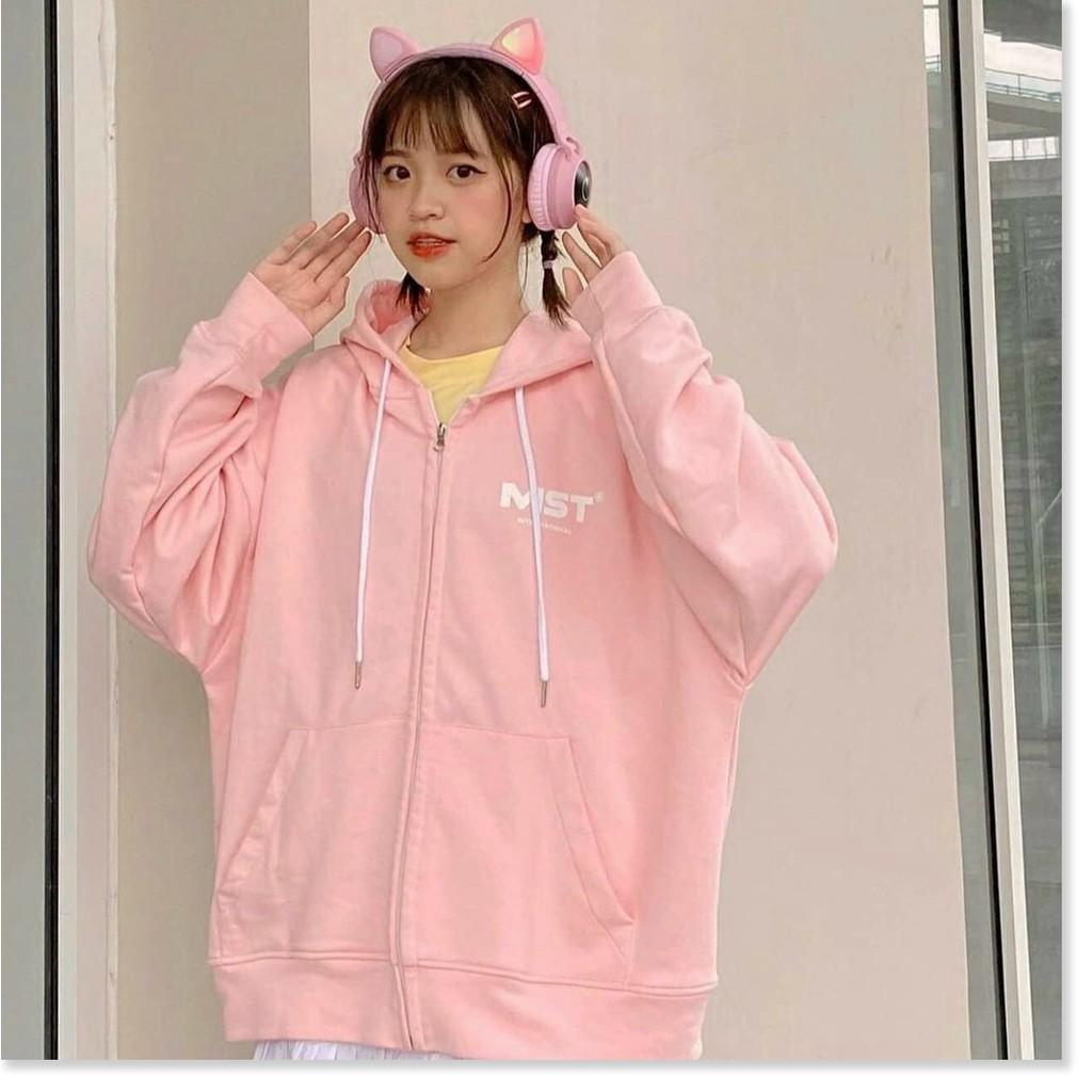 ÁO KHOÁC NỈ CÓ DÂY KÉO,MÀU SẮC XINH XẮN,HỌA TIẾT TRƠN NHƯNG KHÔNG KÉM PHẦN SANG TRỌNG LANA FASHION