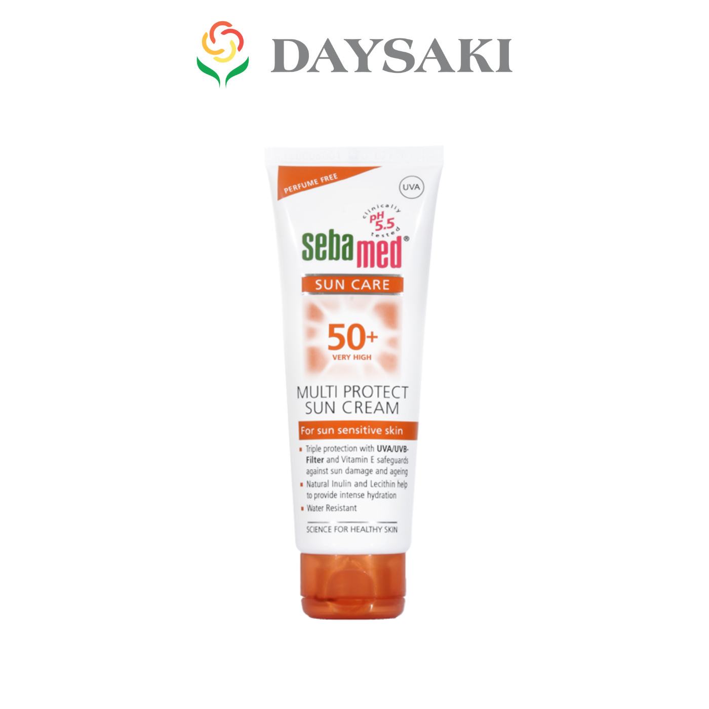 SEBAMED KEM CHỐNG NẮNG CHO DA NHẠY CẢM SUN CARE MULTI PROTECT SUN CREAM SPF50+ WITHOUT  PERFUME 10ML