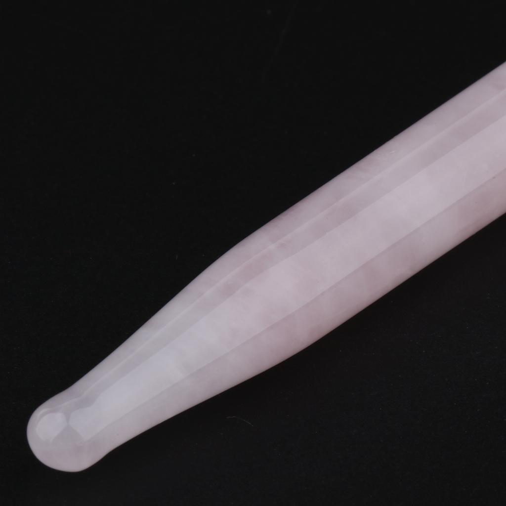 Jade Gua Sha Scraping Massage Stick Roller - High Quality Jade Guasha Pen Board - Tool for SPA Acupuncture Therapi Trigger Point Treatment on Face