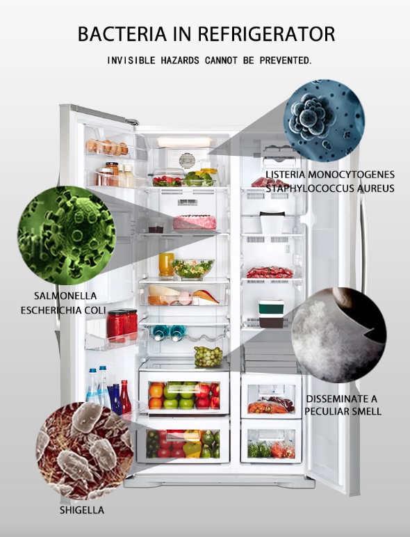 Máy Lọc Không Khí Tạo Ozone Diệt Khuẩn khử mùi Tủ Lạnh, tủ quần áo, trên Ô Tô OPurifier