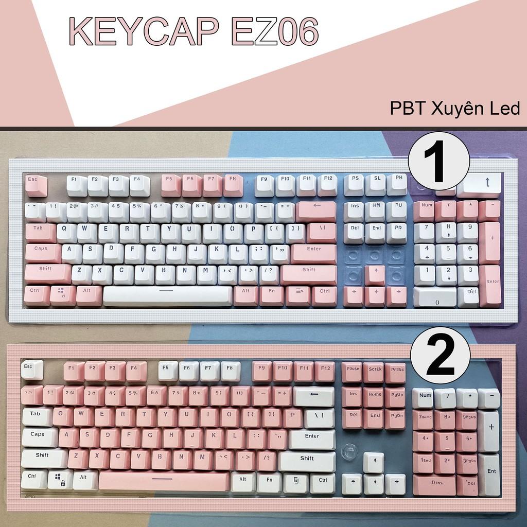 Keycap PBT Xuyên Led EZ-06