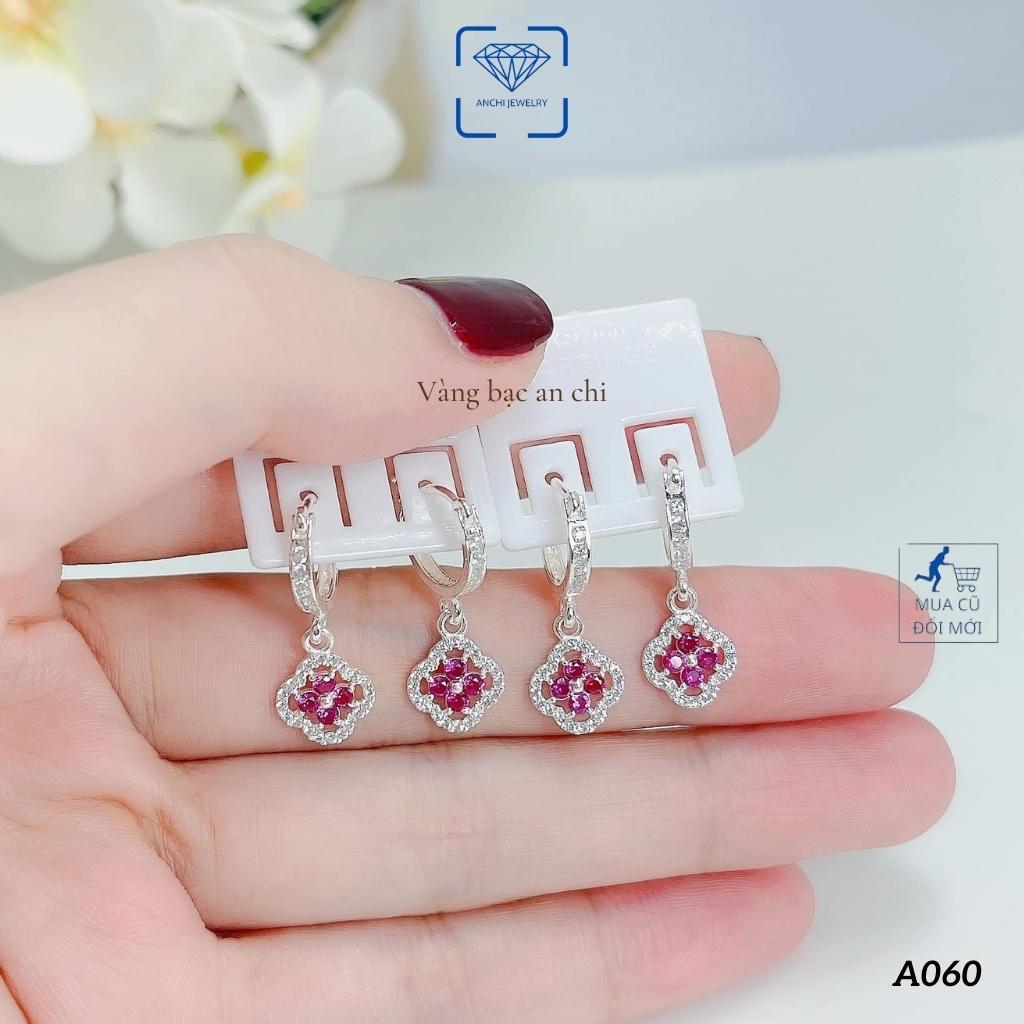 Sét 7 mẫu bông tai tròn cho bé, khuyên tai trẻ em bạc ta nguyên chất, trang sức Anchi jewelry