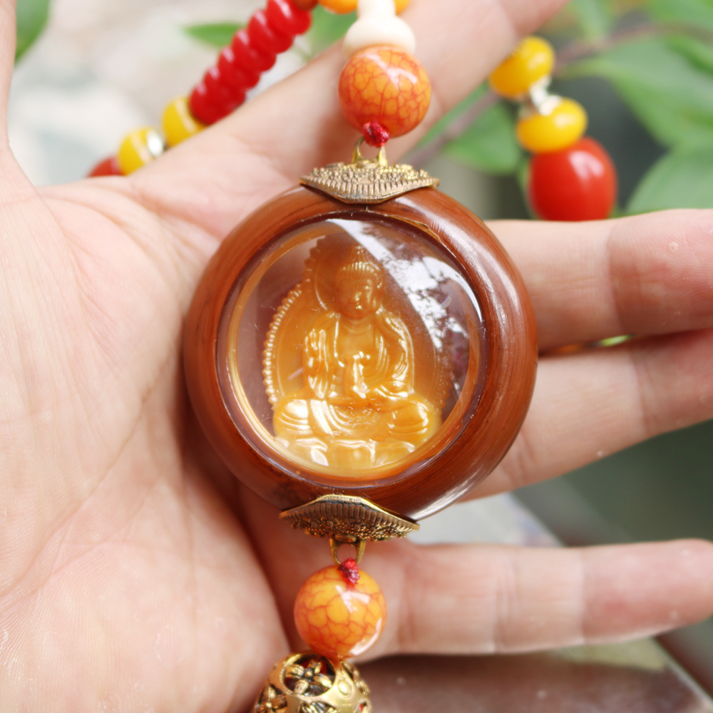 Dây chuyền treo xe ô tô nhà cửa Phật bà quan thế âm MS2012202119