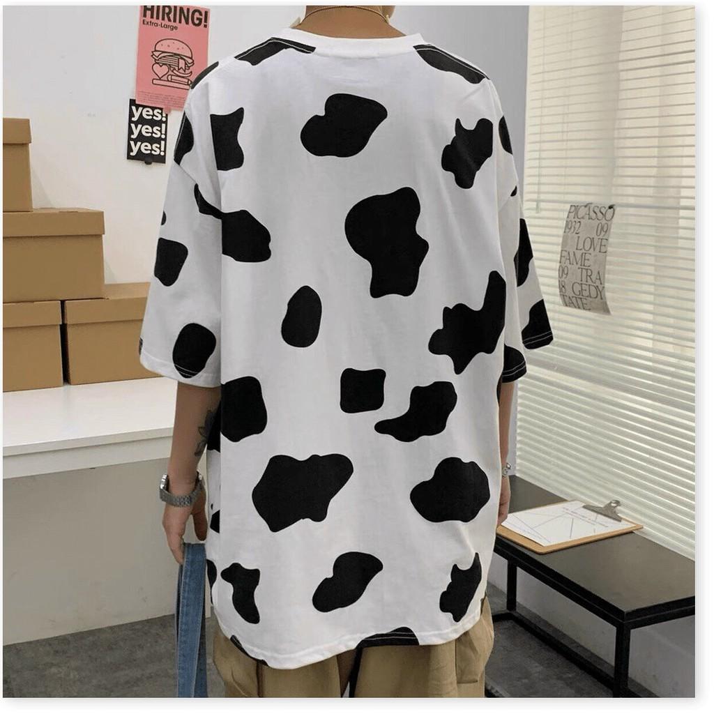 ÁO THUN LOANG BÒ SỮA NAM NỮ