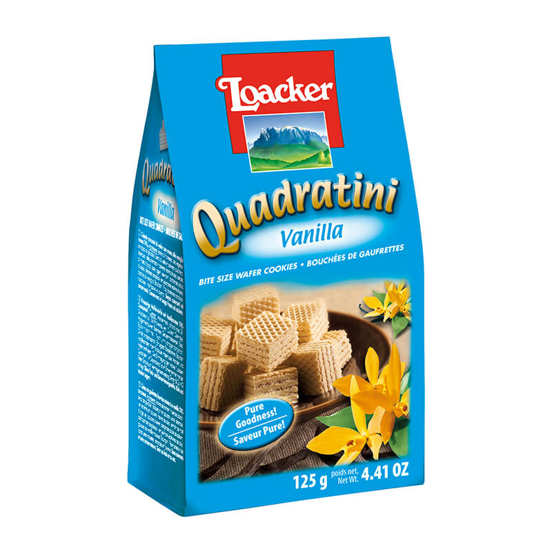 [ Date 03/25 ] Bánh Xốp Loacker Quadratini Vanilla 125g